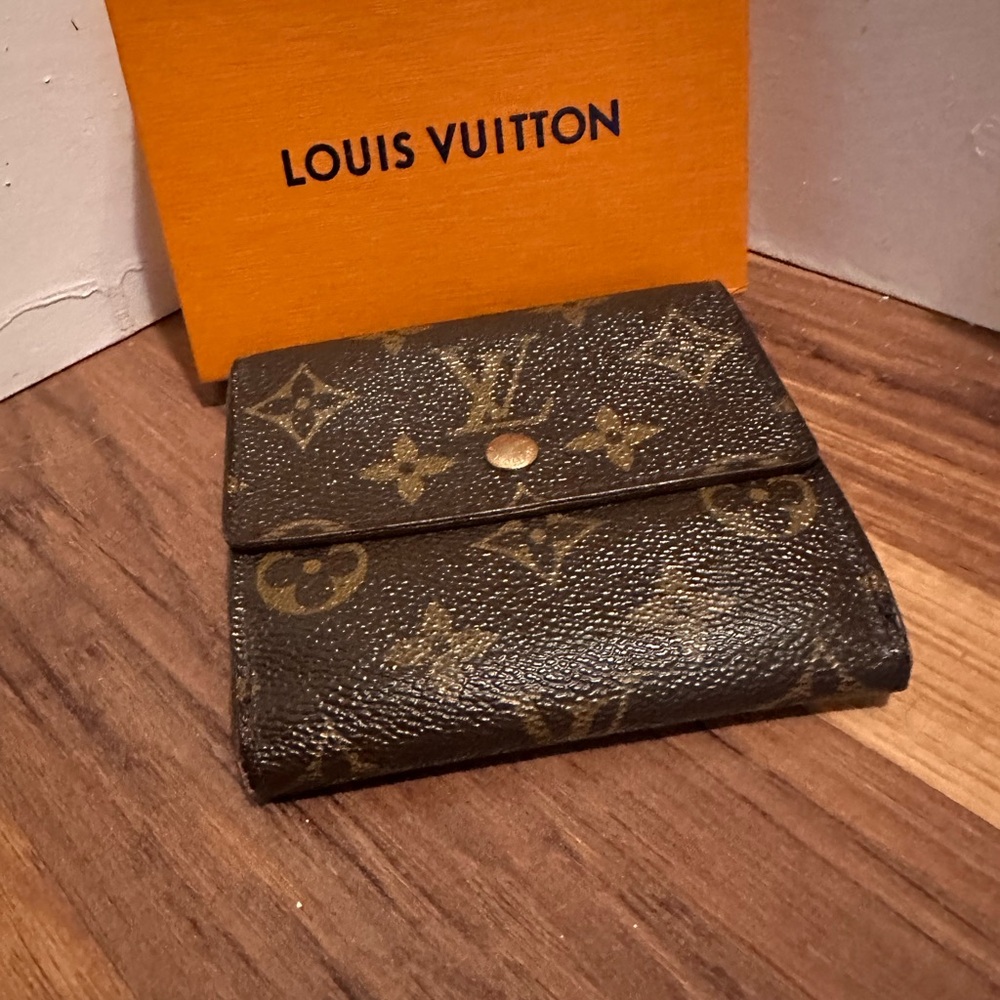 Louis Vuitton Monogram Portefeiulle Elise Trifold Wallet